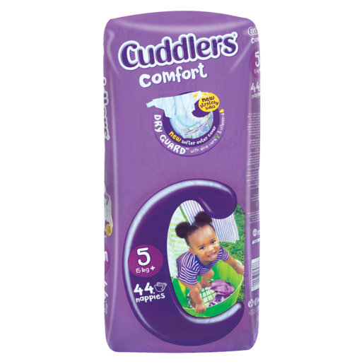 Cuddlers Comfort Size 5 Diapers 44 Pack