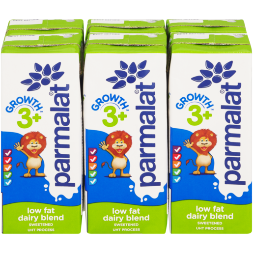 Parmalat Growth Milk 3+ Years Low Fat Dairy Blend Cartons 6 x 200ml
