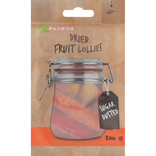 Padkos Dried Fruit Lollies 200g