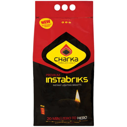 Charka Premium Instabricks Briquettes 4kg