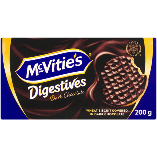 Mcvities Dark Chocolate Digestive Biscuits 200g 
