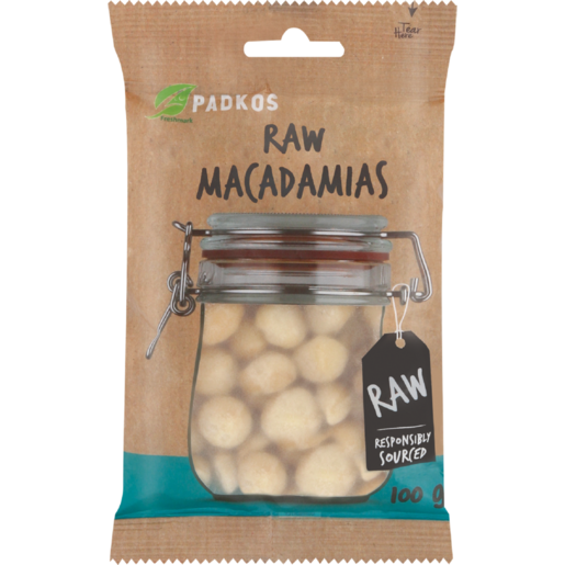 Padkos Raw Macadamia Nuts 100g