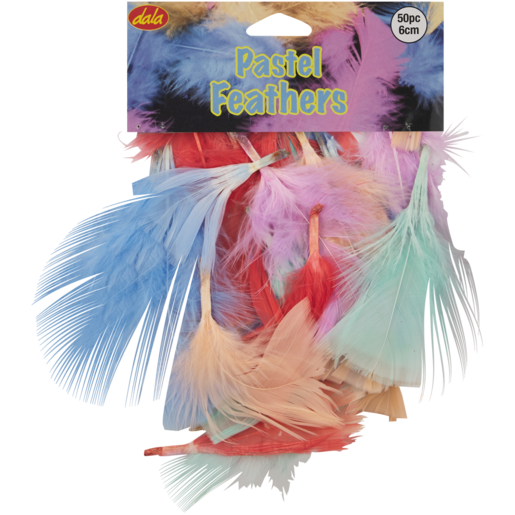 Dala Pastel Feathers 50 Pack