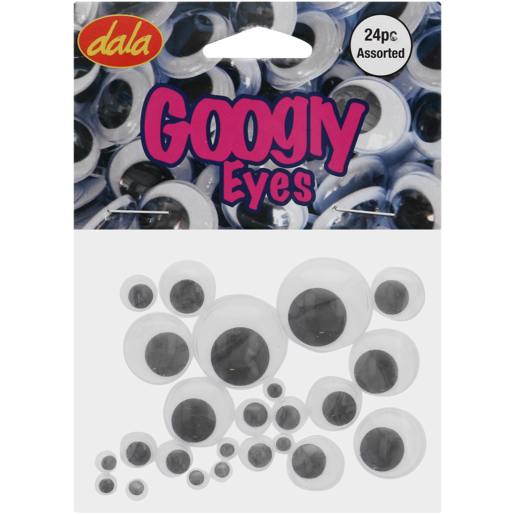 Bits & Piece Assorted Googly Eyes 24 Pieces (Assorted Item - Supplied At Random)