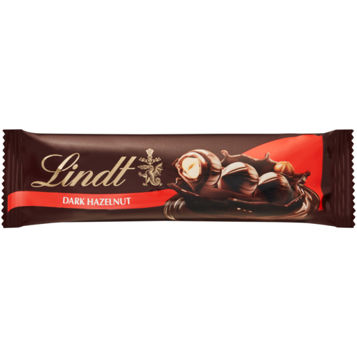 Lindt Noccionoir Dark Chocolate With Hazelnut Praline Filling & Whole Hazelnuts 40g