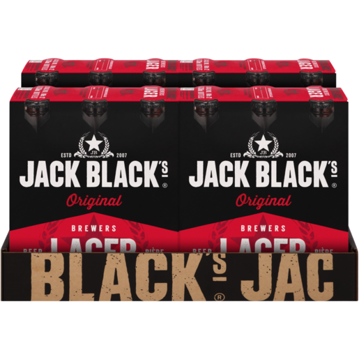 Jack Black's Brewers Lager Bottle 4 x 6 x 330ml
