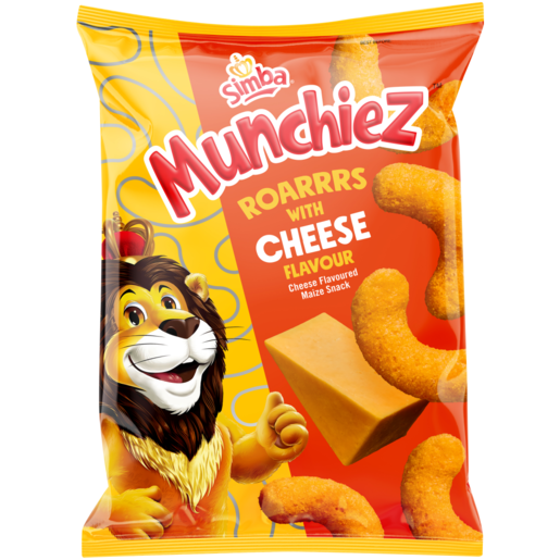 Simba Munchiez Cheese Flavoured Maize Snack 100g