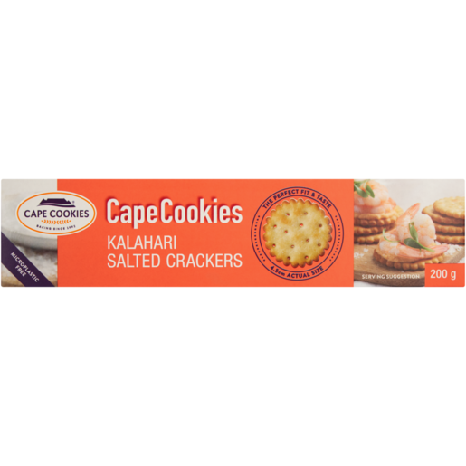 Cape Cookies Kalahari Salted Crackers 200g 
