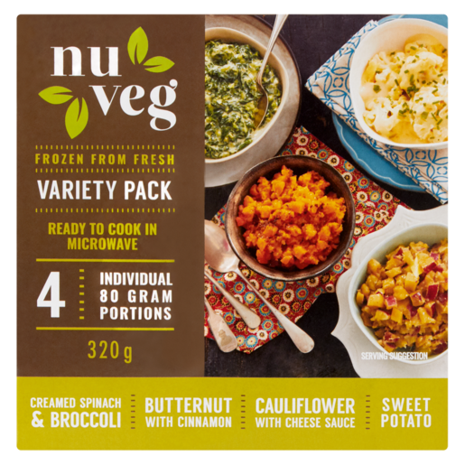Nuveg Frozen Variety Pack 320g