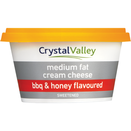 Crystal Valley BBQ & Honey Flavoured Medium Fat Cream Cheese 175g