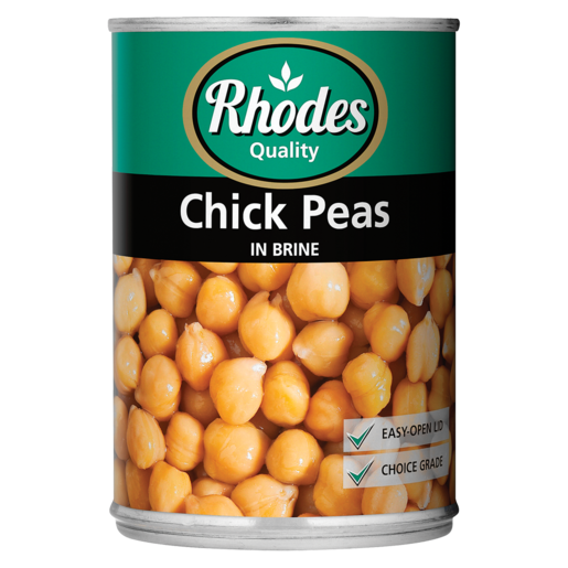 Rhodes Chick Peas In Brine Can 410g