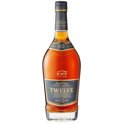 KWV 12 Year Old Brandy Bottle 750ml