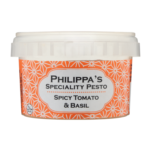 Philippa's Speciality Spicy Tomato And Basil Pesto 200g