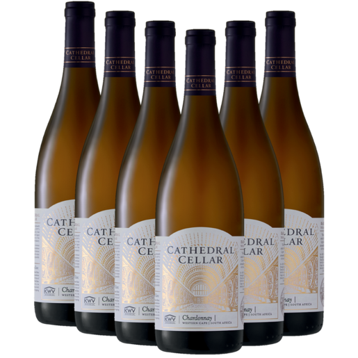 Cathedral Cellar Chardonnay White Wine Bottles 6 x 750ml