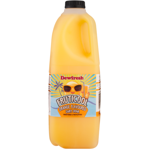 Dewfresh Fruticool Orange Flavoured Dairy Drink 2L