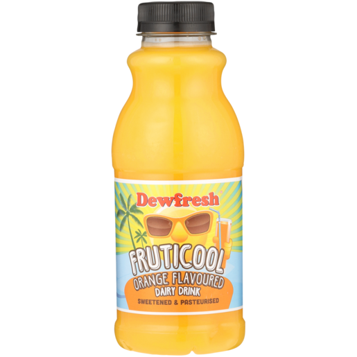 Dewfresh Fruticool Orange Flavoured Dairy Drink Bottle 500ml