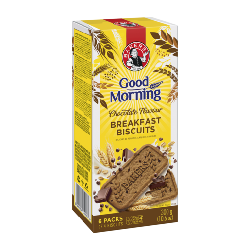Bakers Good Morning Chocolate Flavoured Breakfast Biscuits 300g