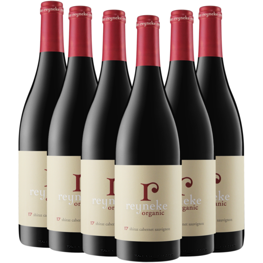 Reyneke Organic Shiraz Cabernet Sauvignon Red Wine Bottles 6 x 750ml
