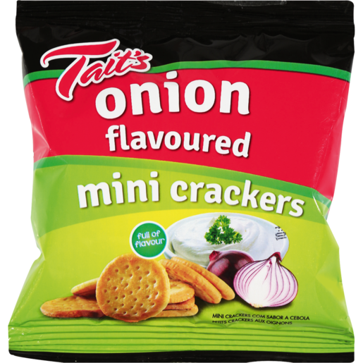 Tait's Mini Onion Crackers 30g