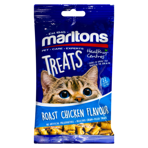 Marltons Healthy Centres Roast Chicken Flavoured Cat Treats 50g