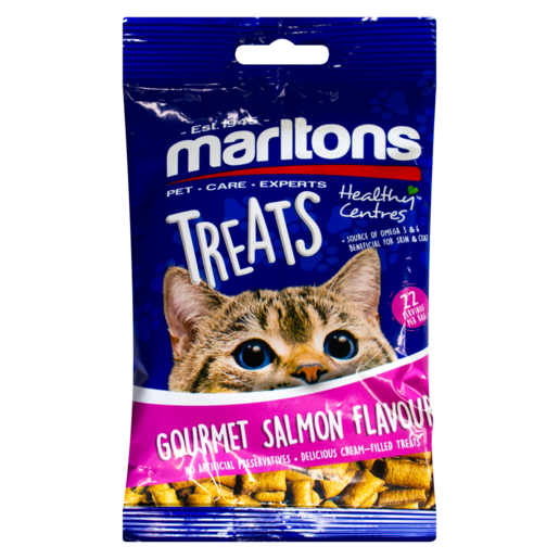 Marltons Healthy Centres Gourmet Salmon Flavoured Cat Treats 50g