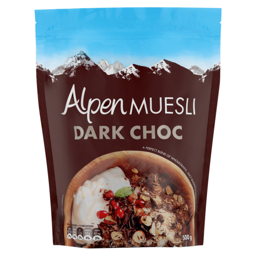 Alpen Dark Chocolate Muesli Cereal 500g, Muesli & Granola, Breakfast  Cereals, Porridge & Pap, Food Cupboard, Food