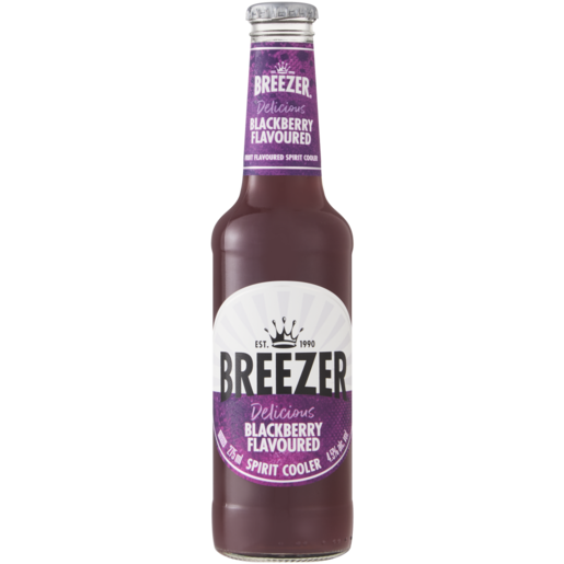 Bacardi Breezer Blackberry Flavoured Cooler Bottle 275ml