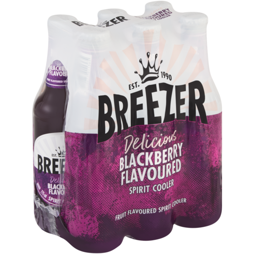 Breezer Blackberry Spirit Cooler Bottles 6 x 275ml
