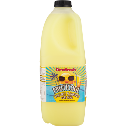 Dewfresh Fruticool Pineapple Flavoured Dairy Drink 2L