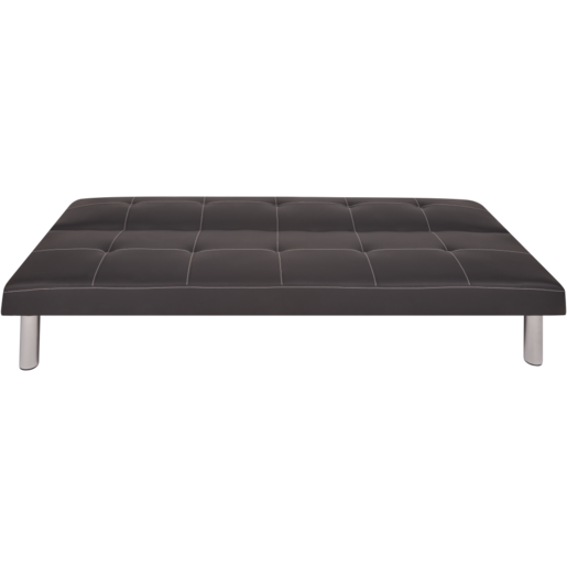 Quality Black PVC Sofa 178 x 68cm