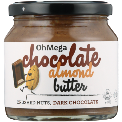 Oh Mega Chocolate Almond Butter 250g