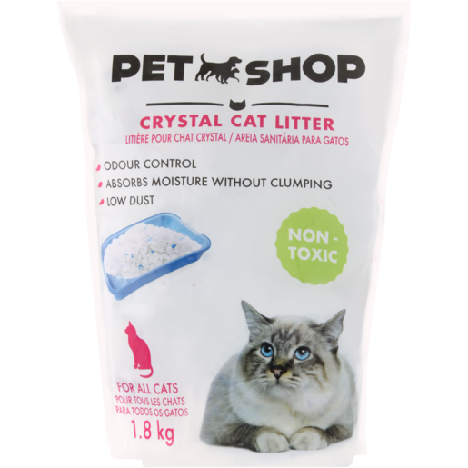 Pet Shop Crystal Cat Litter 1.8kg
