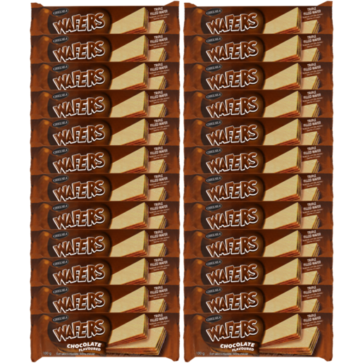 Chelsea Chocolate Wafers 24 x 100g 