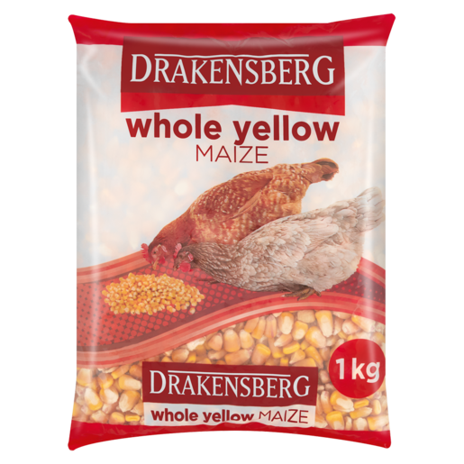 Drakensberg Whole Yellow Maize Bird Food 1kg