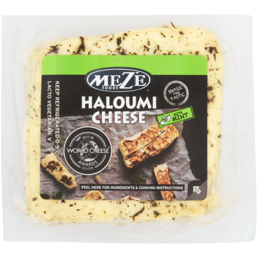 Meze Foods Haloumi Cheese with Mint Per KG