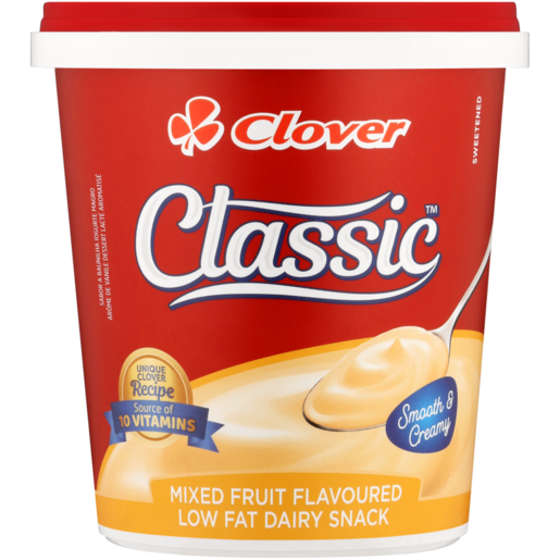 Clover Classic Mixed Fruit Flavoured Low Fat Dairy Snack 1kg 