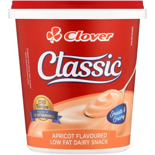 Clover Classic Apricot Flavoured Low Fat Dairy Snack 1kg 