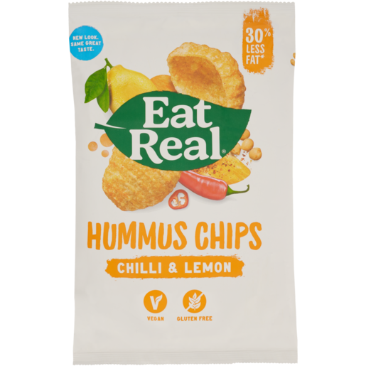 Eat Real Chilli & Lemon Flavoured Hummus Chips 135g