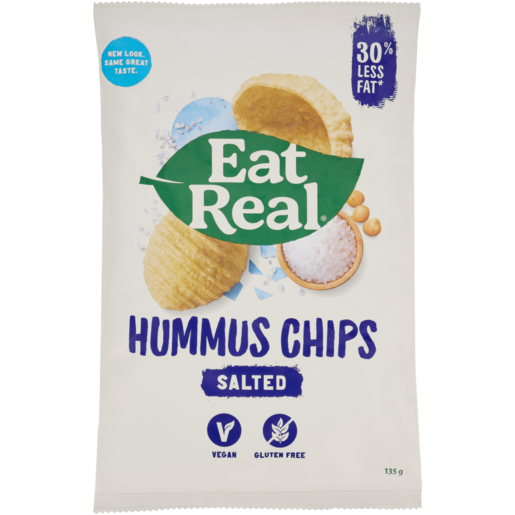 Eat Real Sea Salt Flavoured Hummus Chips 135g