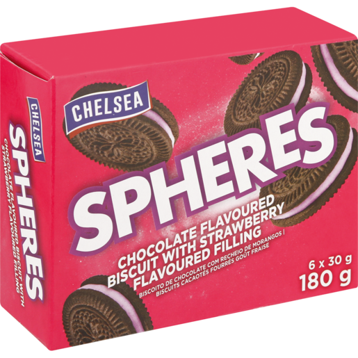 Chelsea Spheres Strawberry Biscuits 180g