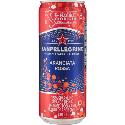 Sanpellegrino Aranciata Rossa Italian Sparkling Drink 330ml