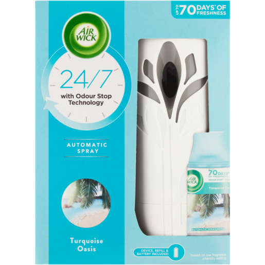 Airwick Freshmatic Life Scents Turquoise Oasis Gadget & Refill Air Freshener 250ml