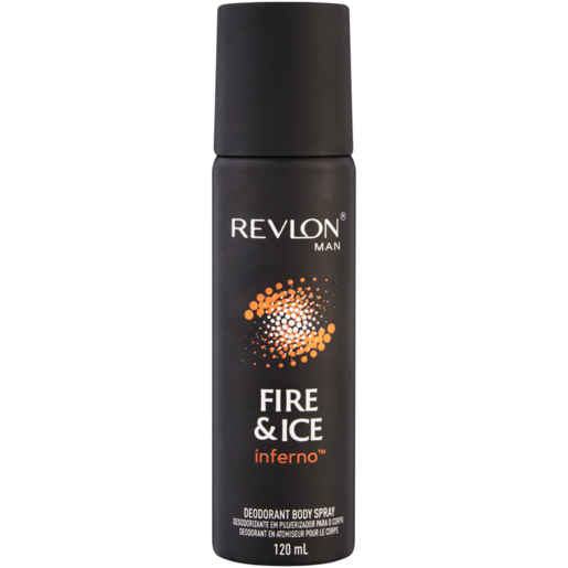 Revlon Man Fire & Ice Inferno Deodorant Body Spray 120ml 