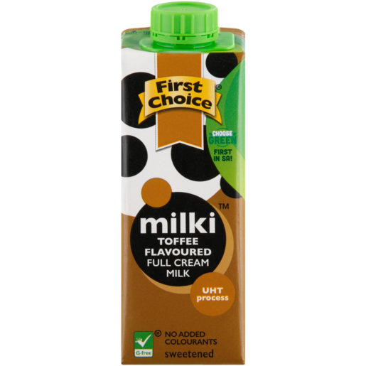 First Choice Toffee Flavoured UHT Milk Box 250ml