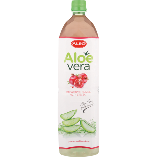 Aleo Aloe Vera & Pomegranate Flavoured Water 1.5L