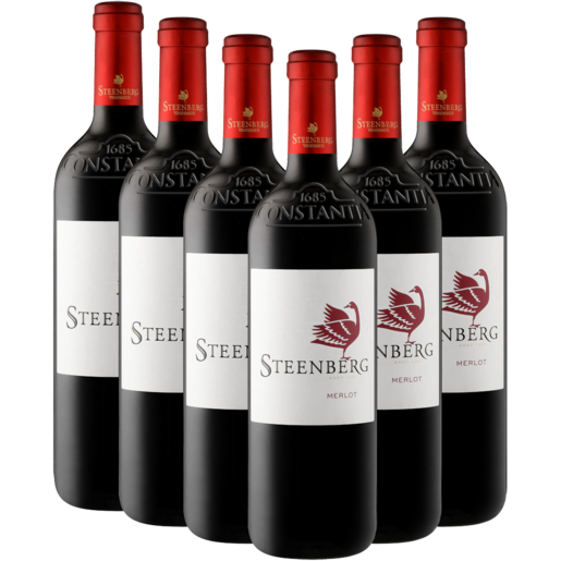 Steenberg Merlot Red Wine Bottles 6 x 750ml