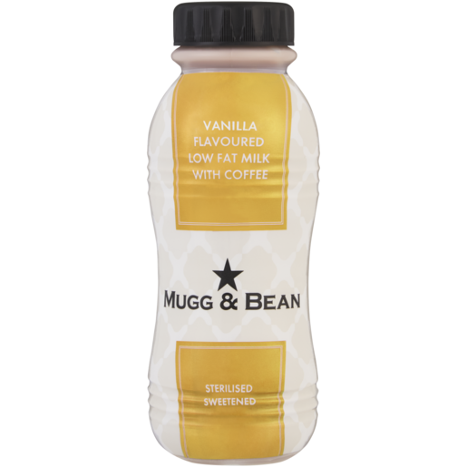 Mugg & Bean Low Fat Vanilla Flavoured Milk With Coffee 300ml