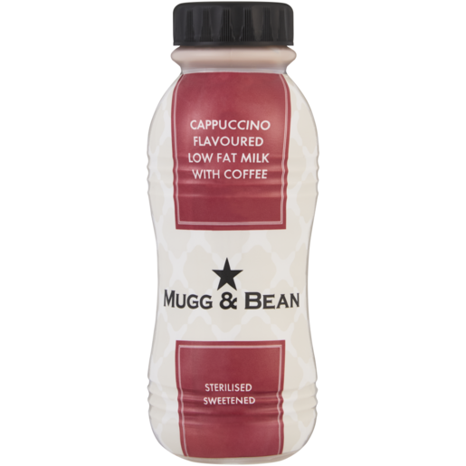 Mugg & Bean Low Fat Cappuccino Flavoured Milk With Coffee 300ml