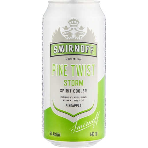 Smirnoff Storm Pine Twist Premium Spirit Cooler Can 440ml