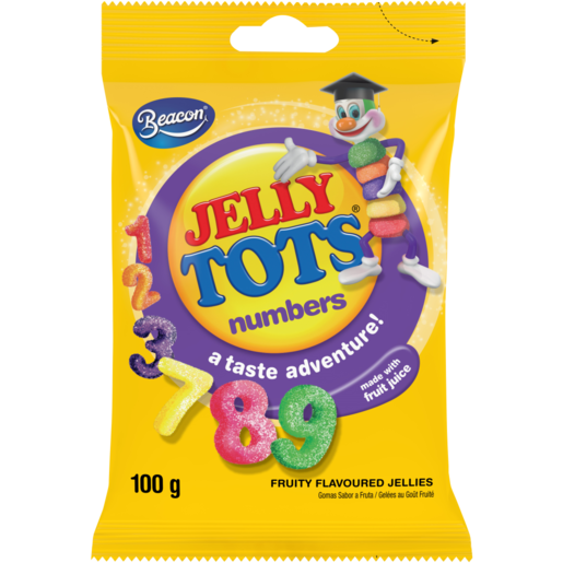 Jelly Tots Numbers Sweets 100g